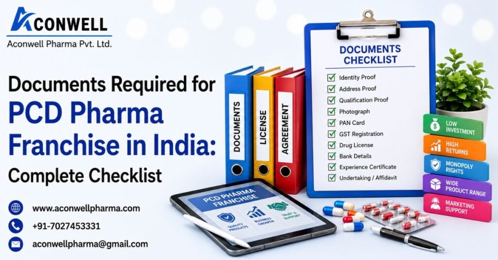 Documents Required for PCD Pharma Franchise in India Complete Checklist 