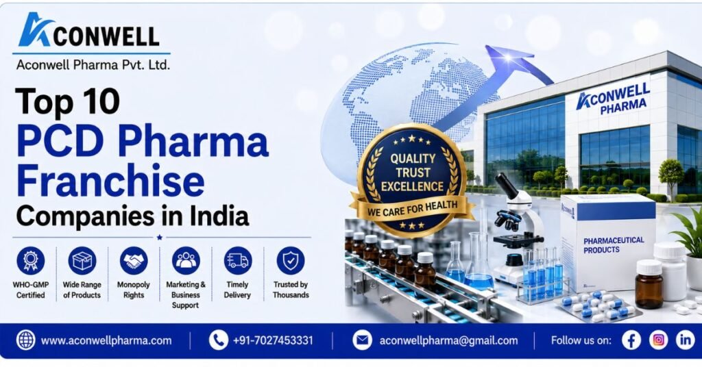 Top 10 PCD Pharma Franchise Companies in India
